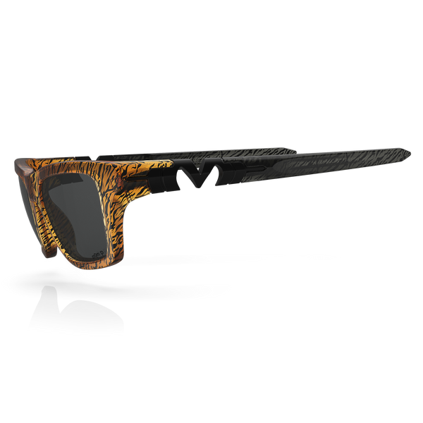Pleasure - Matte Fuel Tigerbolt / Smoke / Gray Polarized