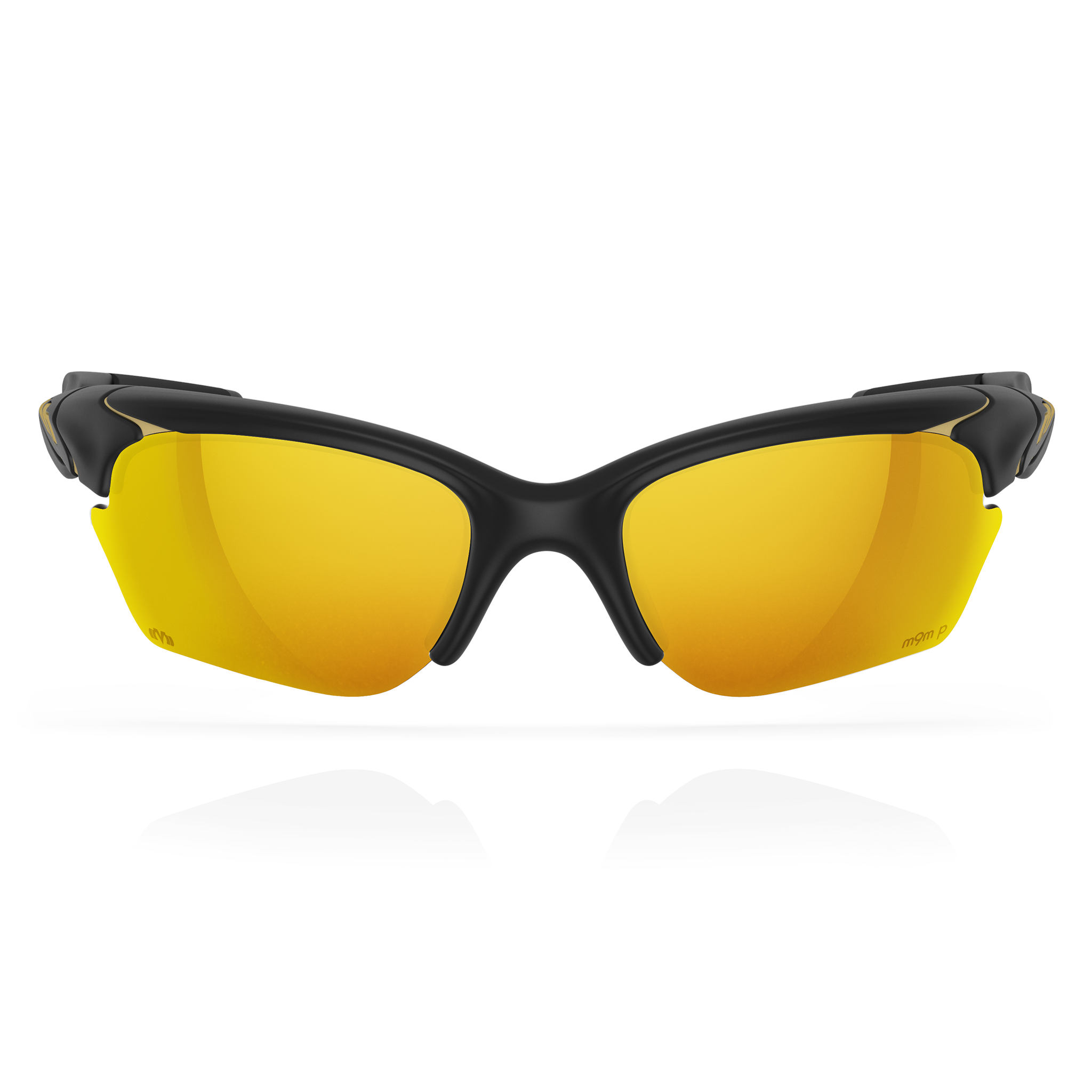 Gigawatt - Matte Black / Gold / Gold Plasmachromatic Polarized