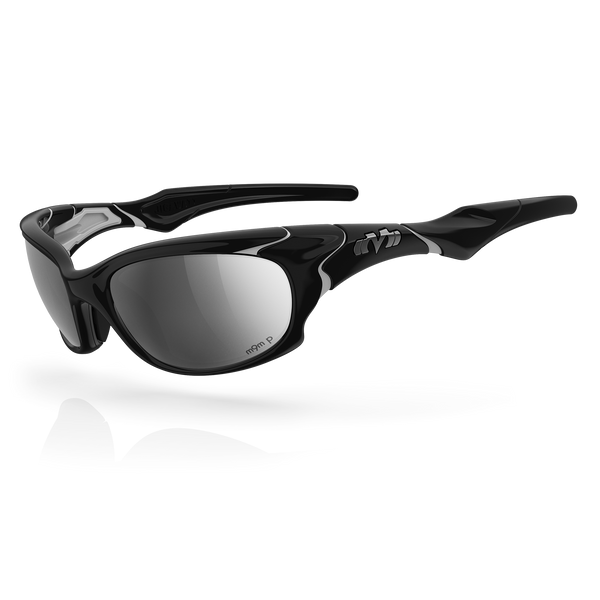 Jigawatt - Gloss Black / White / Obsidian Plasmachromatic Polarized