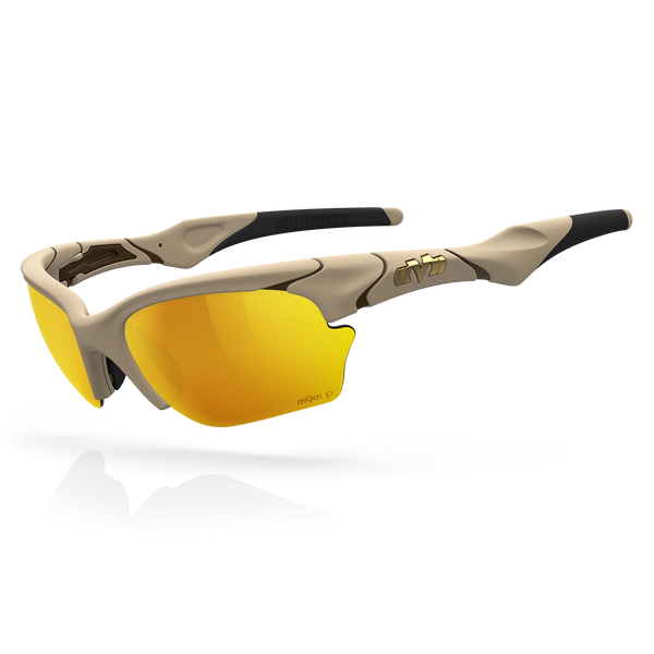 Gigawatt - Matte Sand / Chocolate / Gold Plasmachromatic Polarized