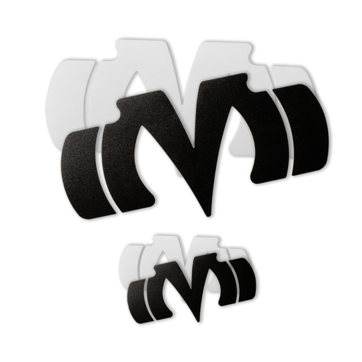 M Stickers (6" & 3")